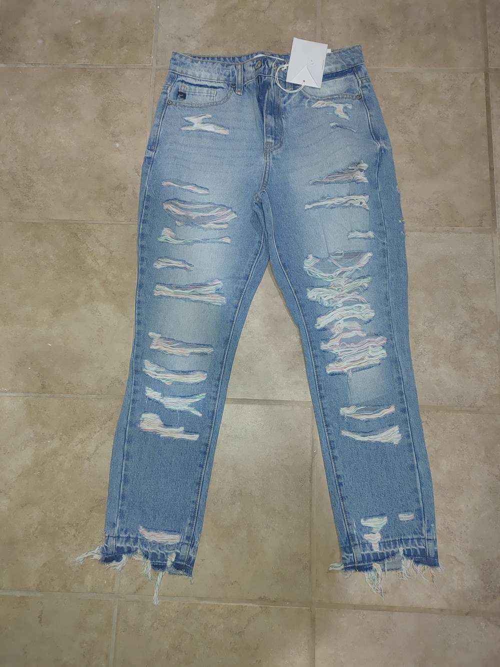 KanCan Multicolor Distressed Women’s Jeans